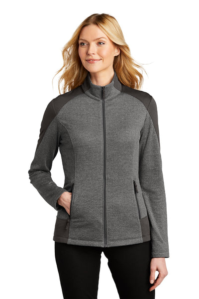 JH L239 Port Authority® Ladies Grid Fleece Jacket