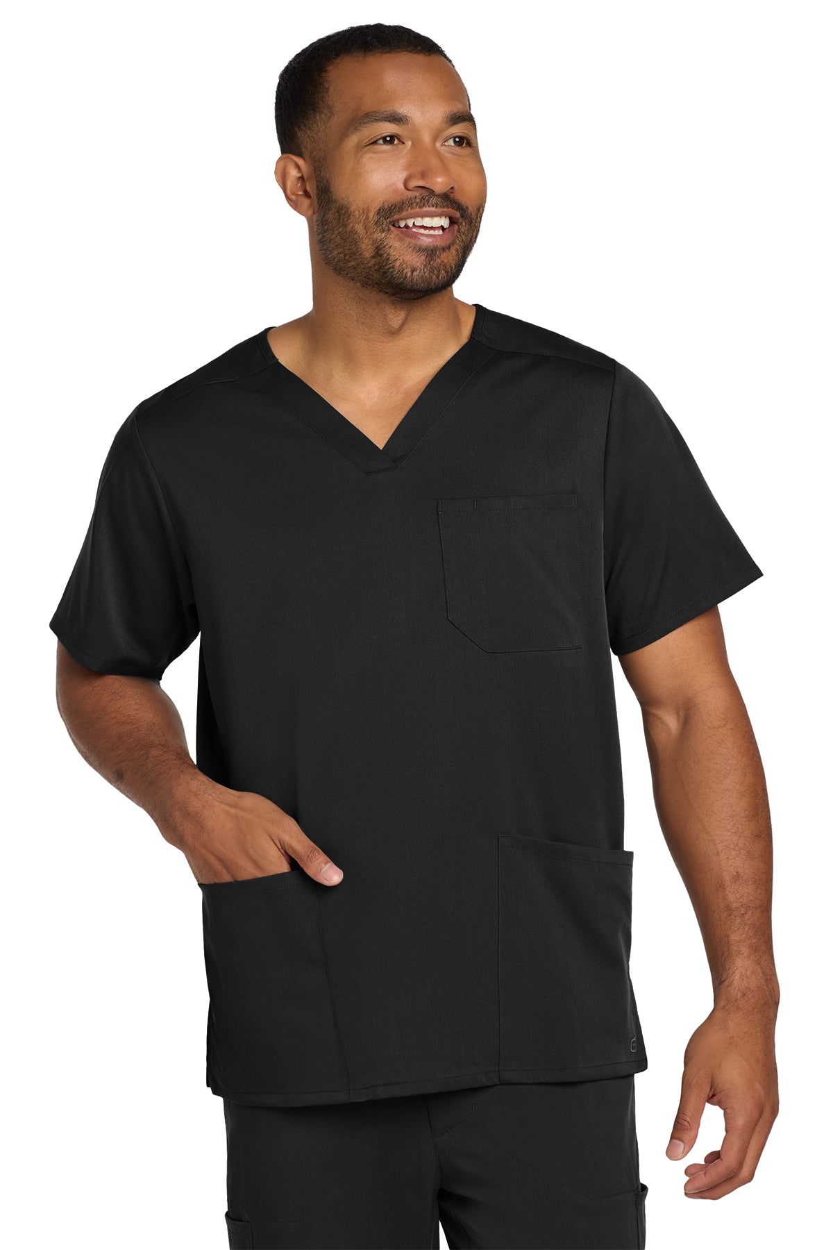 WW5068 Wink® Men's Premiere Flex™ V-Neck Top