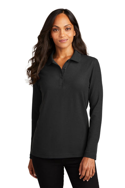 Springfield L500LS Port Authority® Ladies Silk Touch™ Long Sleeve Polo