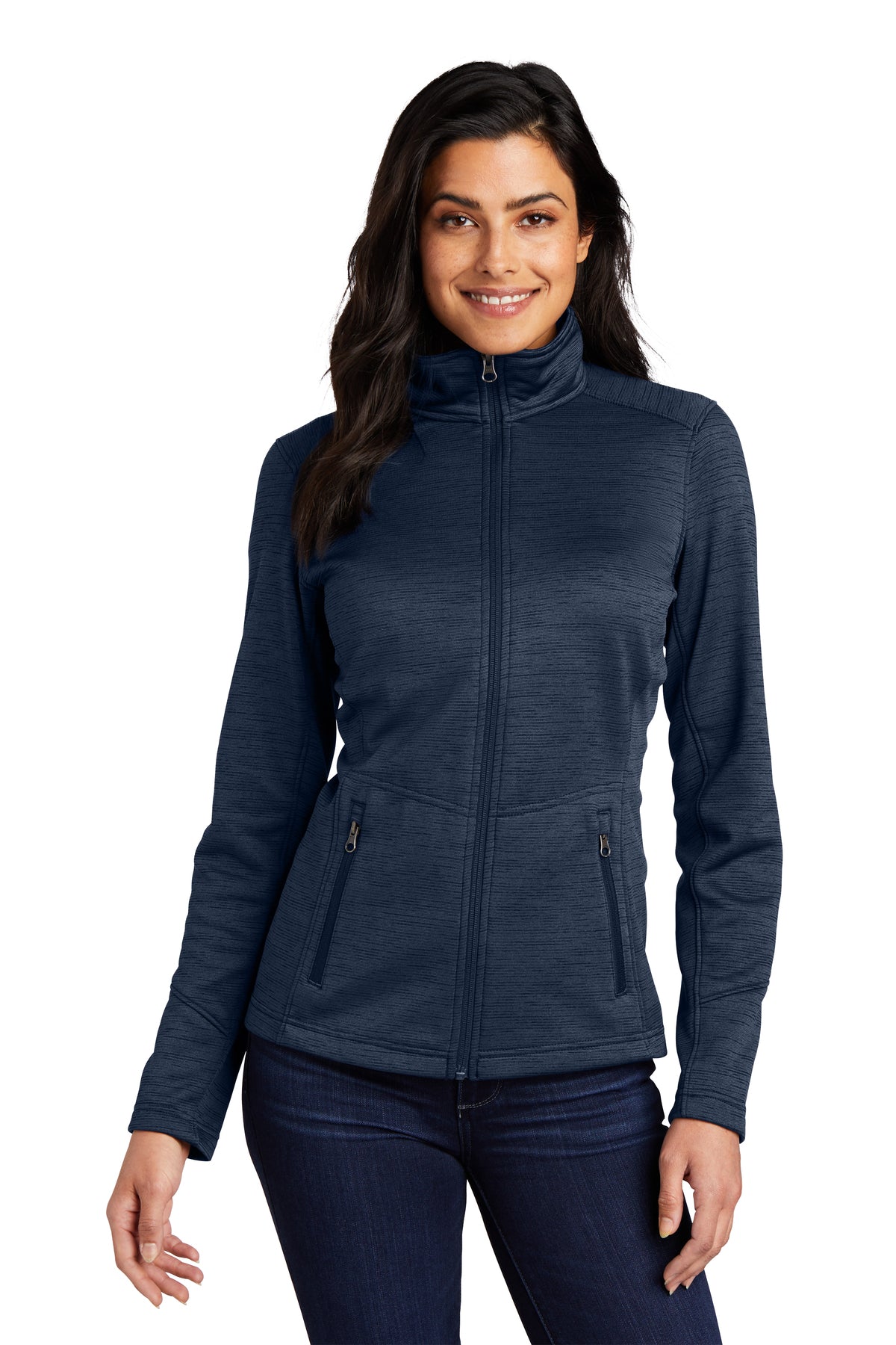 MEDSTAR Port Authority® Women's Digi Stripe Fleece Jacket. L231