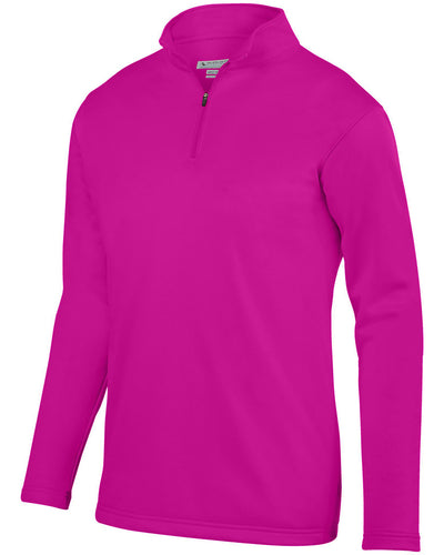 VA AG5507 MENS Augusta Sportswear Adult Wicking Fleece Quarter-Zip Pullover