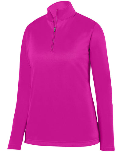 VA AG5509 Augusta Sportswear Ladies' Wicking Fleece Quarter-Zip Pullover