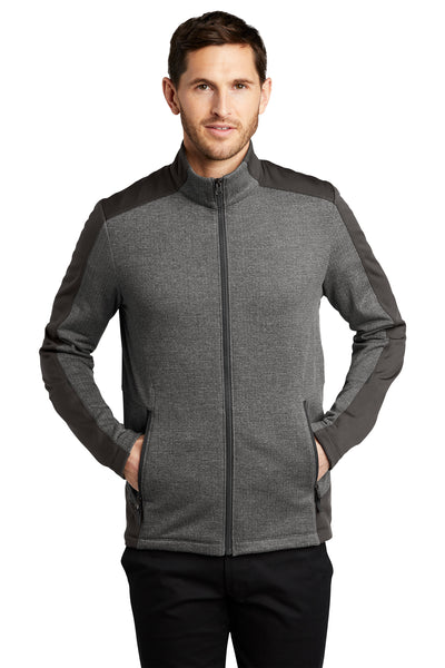 JH F239 Port Authority® Men's Grid Fleece Jacket