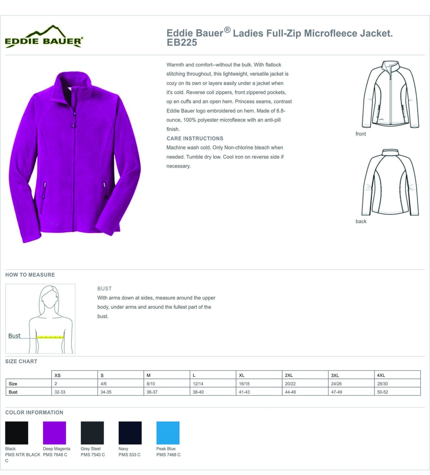 VA EB225 Women's Fleece