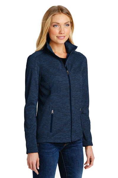 VA Port Authority® Women's Digi Stripe Fleece Jacket. L231